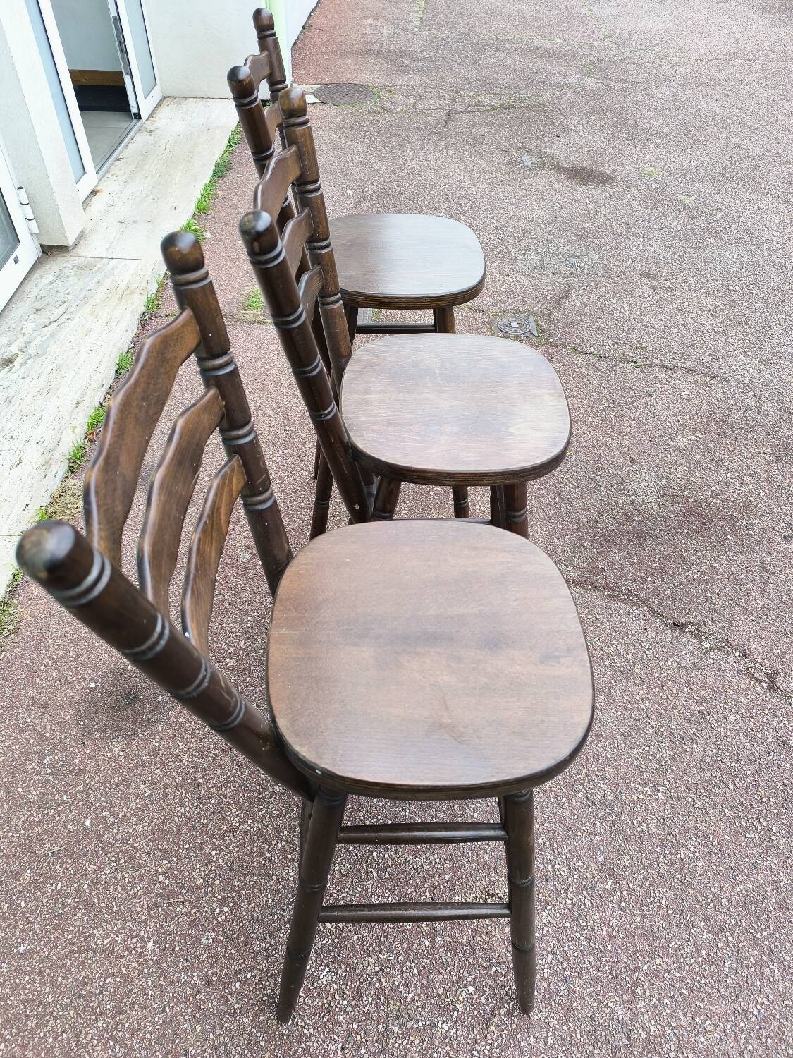 Set of 3 bistro bar stools