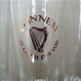 6 old beer glasses from the 80s