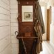 Antique coat rack in solid oak