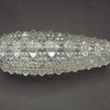 Pair of Vintage Cut Glass Retro Replacement Shades for Chandeliers/Wall Lights