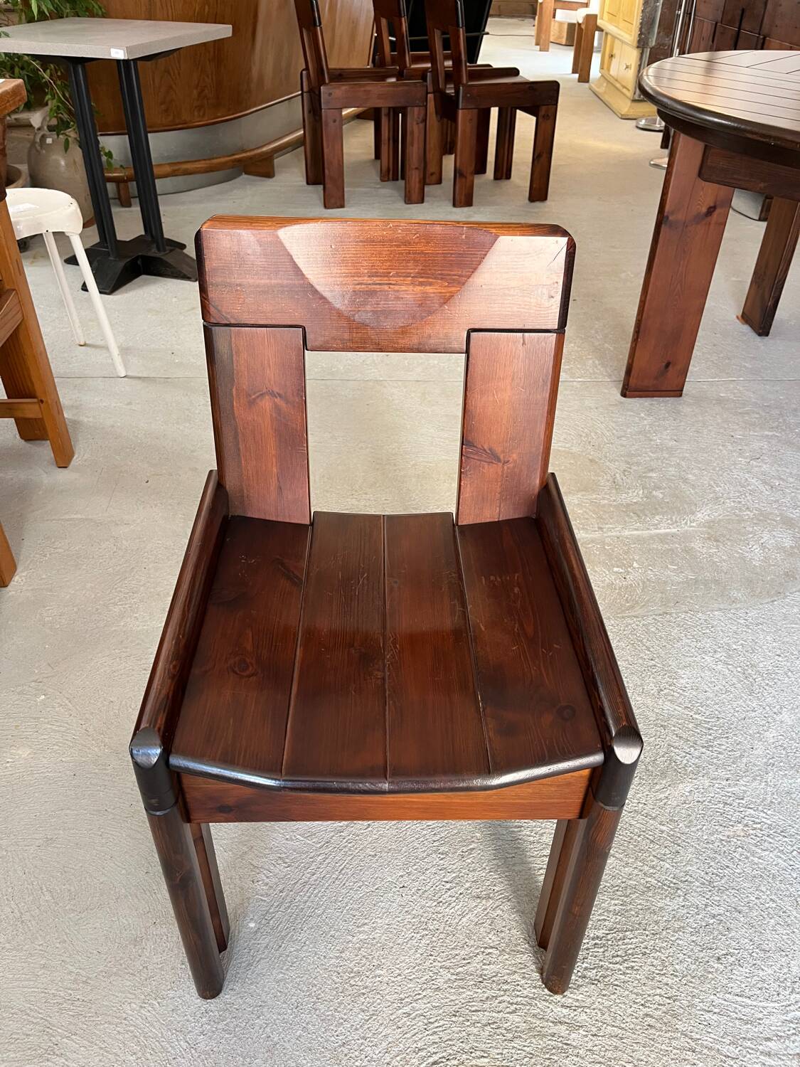 Silvio Coppola Table and 4 Chairs Set 1970