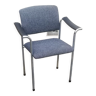 Vintage office chair gray fabric