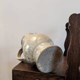 Light gray glazed ceramic vase