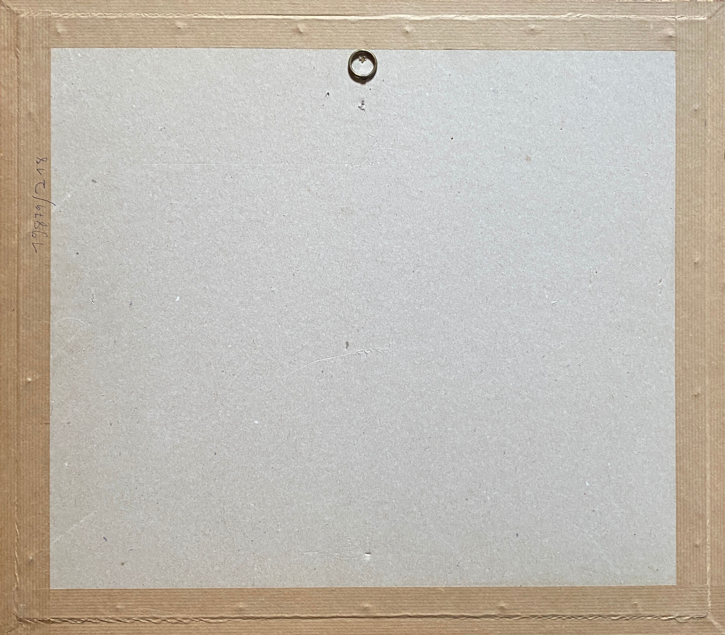 Pastel painting "Portrait of a woman", circa 1950 post cubist