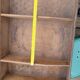 Industrial shelf with wooden lockers