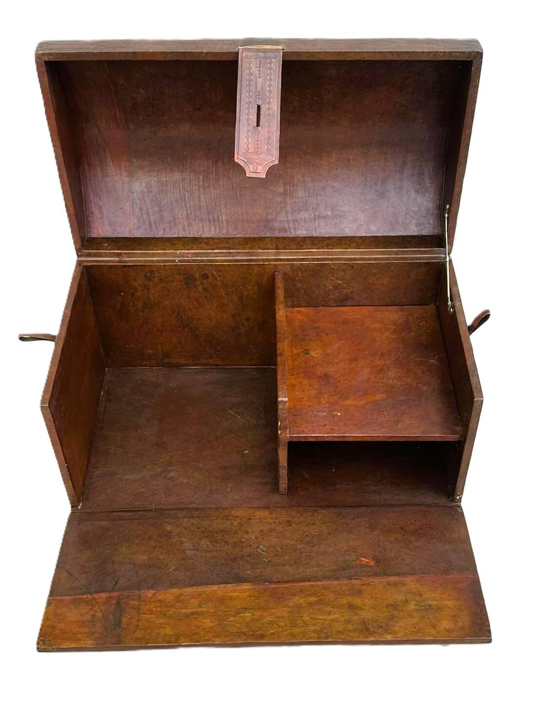 Leather trunk