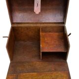 Leather trunk