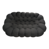 Canapé 2 places Bubble par Sacha Lakic pour Roche Bobois – Tissu 3D Gris