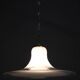 Italian mid-century glass and brass pendant light, 1960s