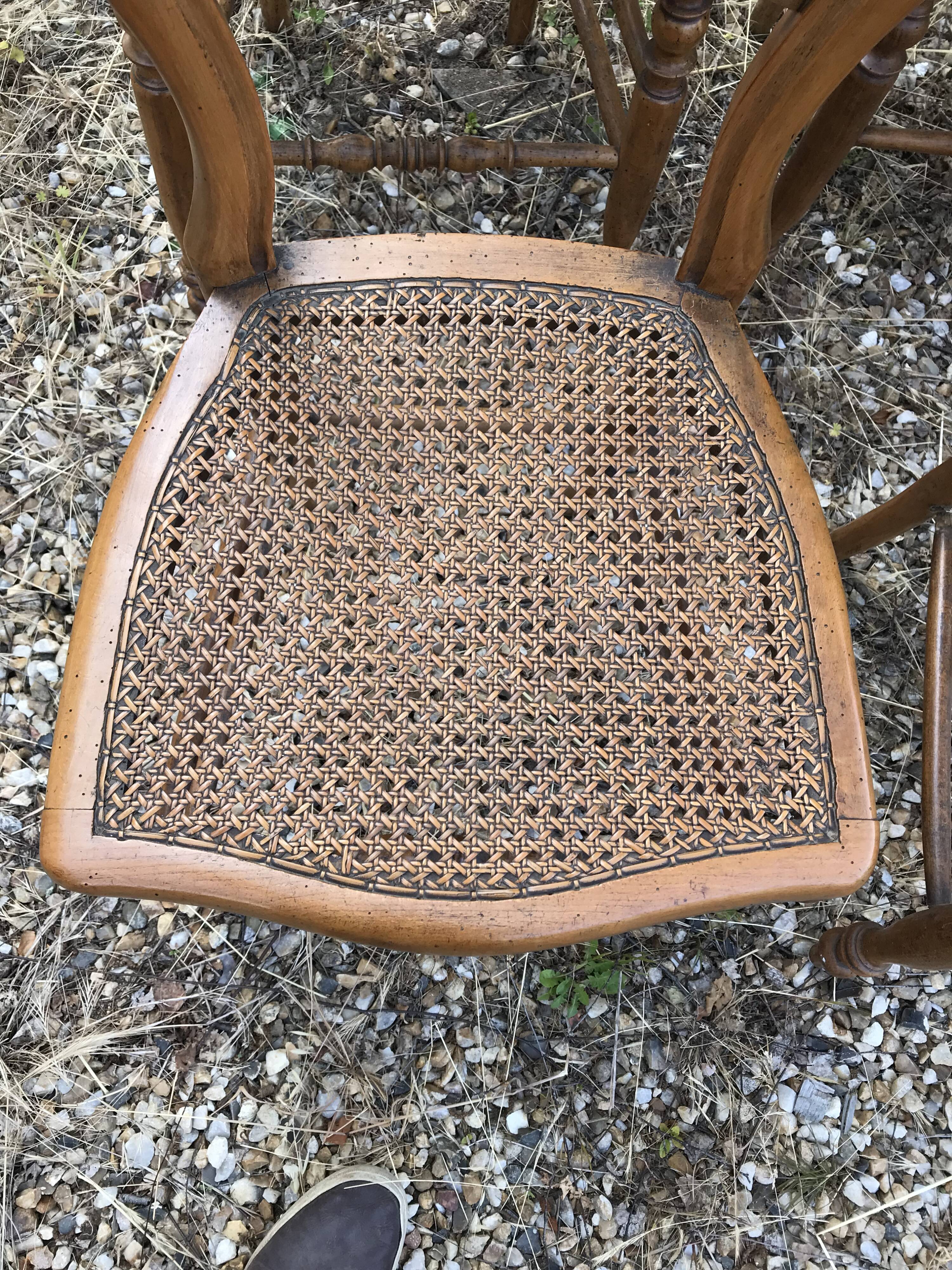 8 chairs Louis Philippe