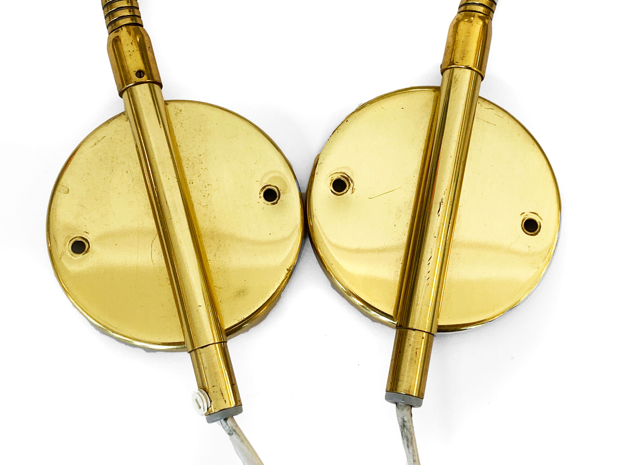 Pair of bedside wall lamps "Pilot" by KF Interör. Sweden 1960s