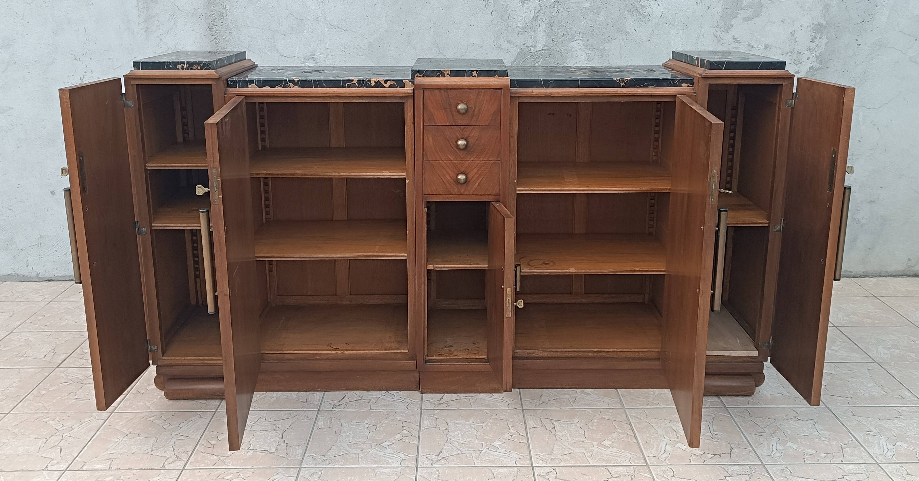 Art Deco mahogany sideboard