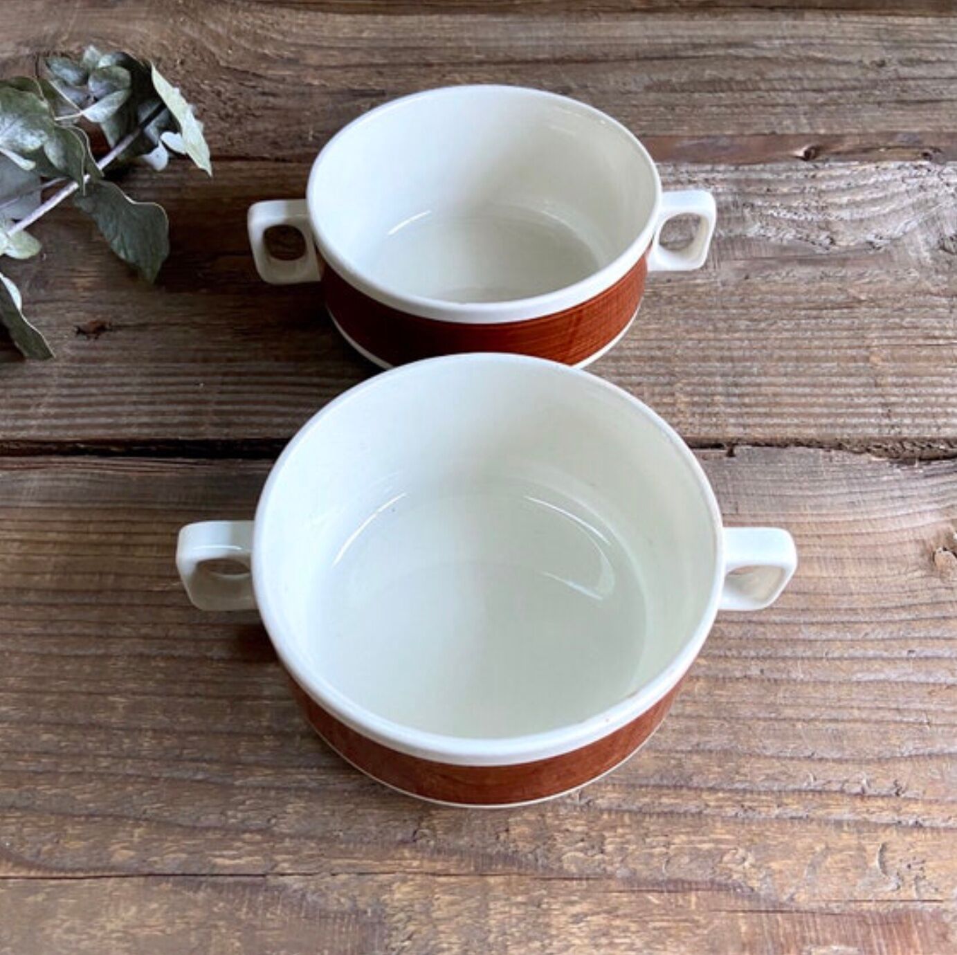 2 vintage Boch La Louvière Kéramis bowls