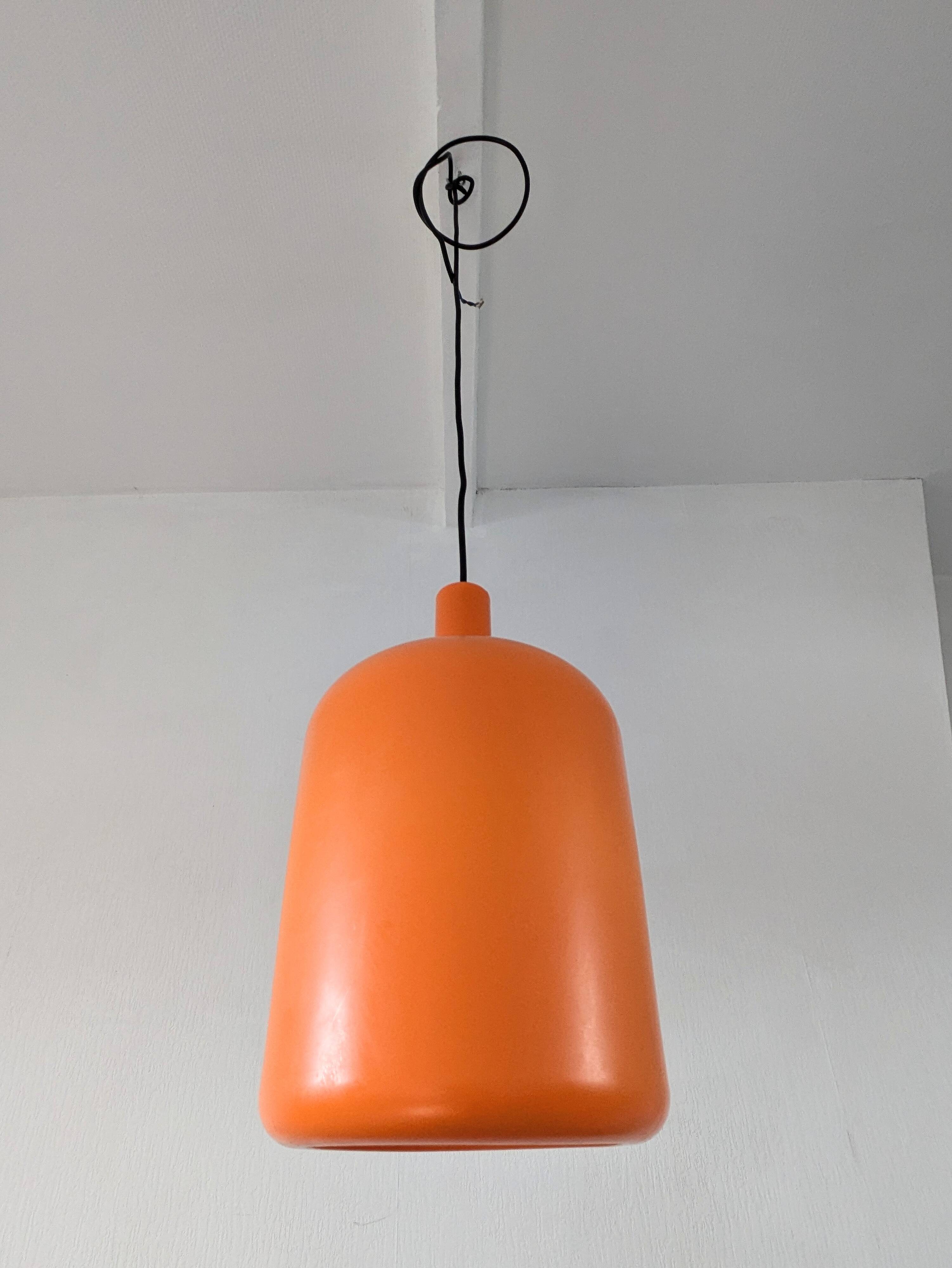 Orange pendant light Bob Design model Bulb