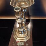 Pair of gilded bronze candlesticks