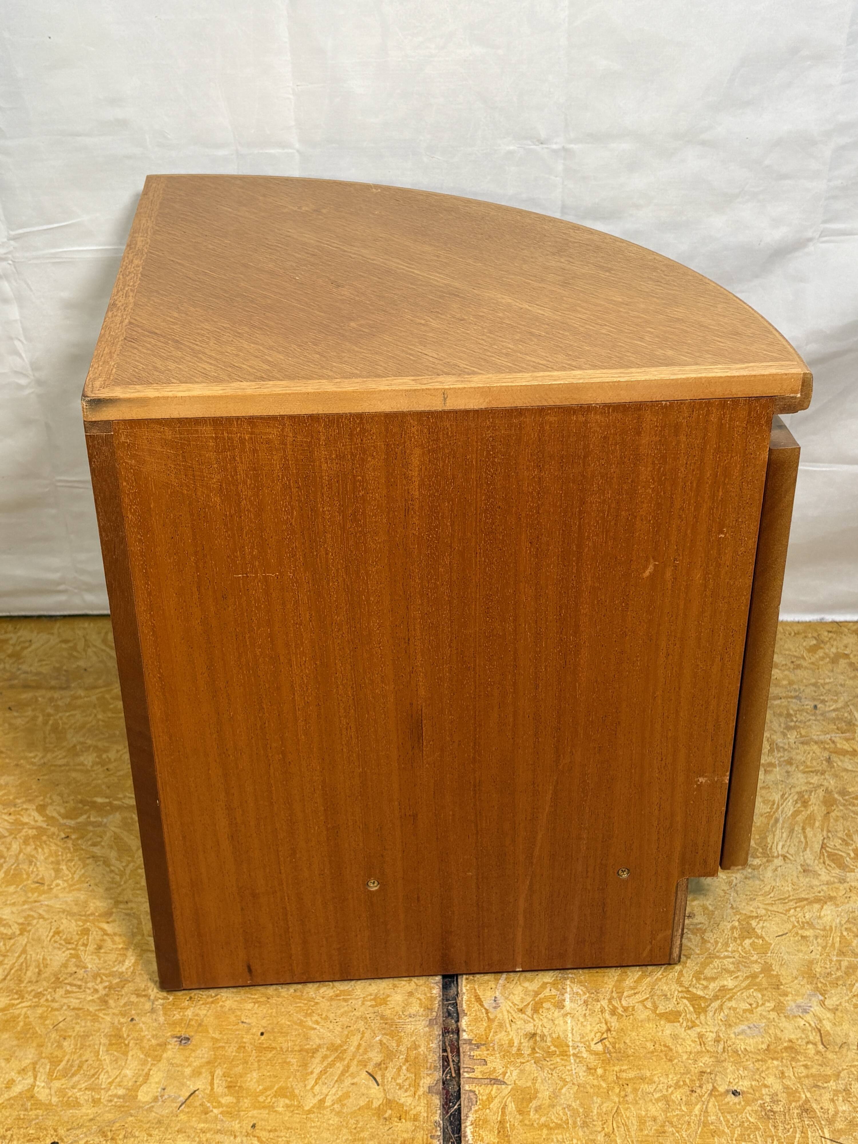 Mid-Century Retro Vintage Teak Corner Cabinet by Nathan Furniture 1970  “Sq