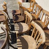 12 vintage bistro chairs