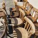 12 chaise de bistro vintage