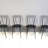 Vintage dining chairs by Calligaris, 1980s