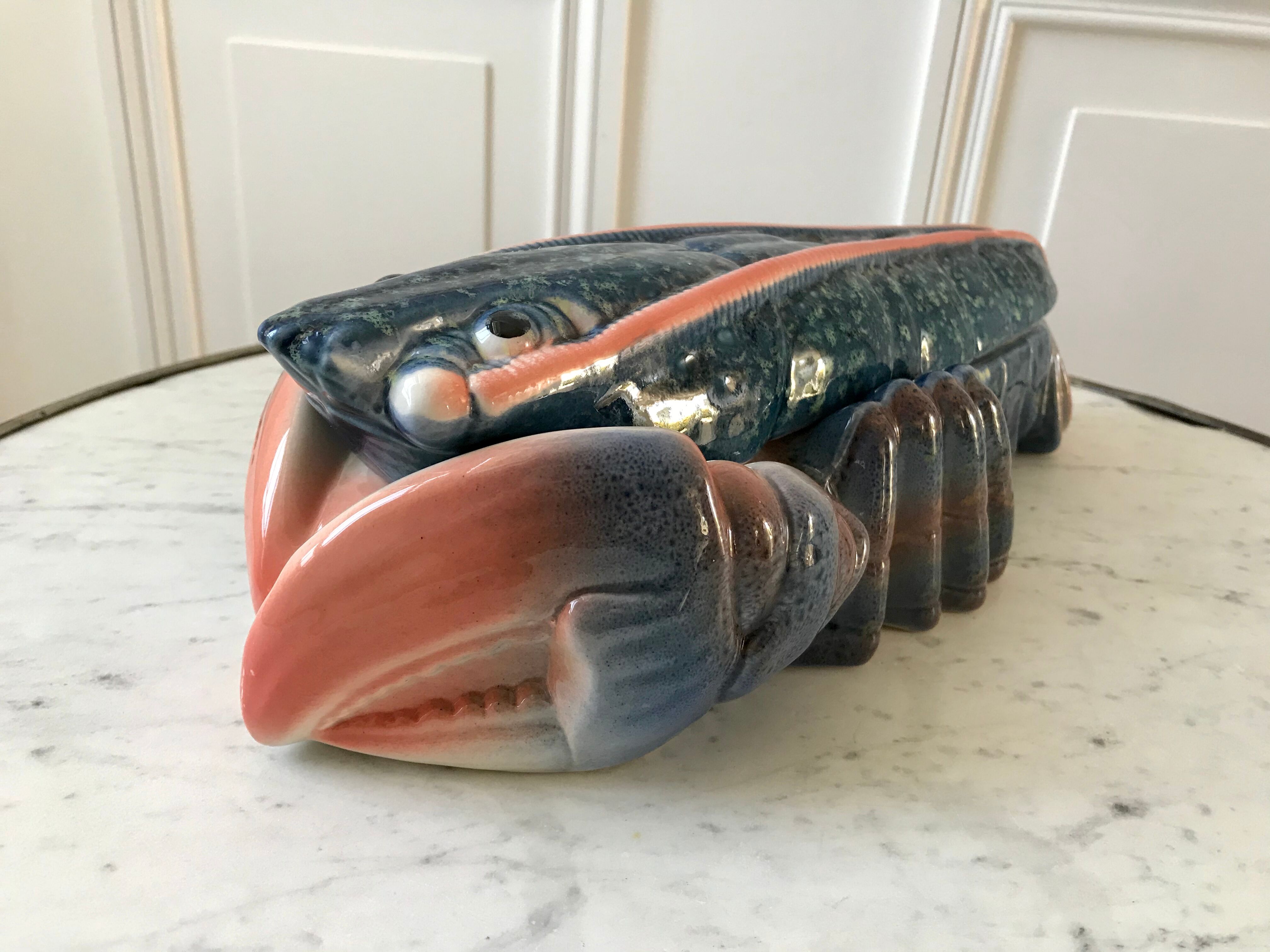 Lobster in vintage slurry