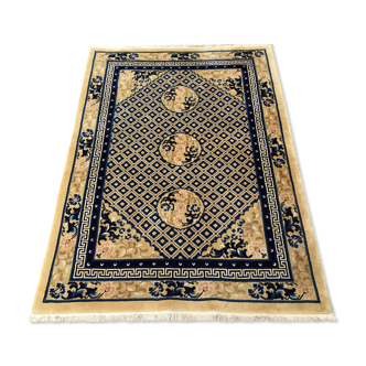 Tapis imperial de Chine Kangxi Pékin année 70185x130 cm