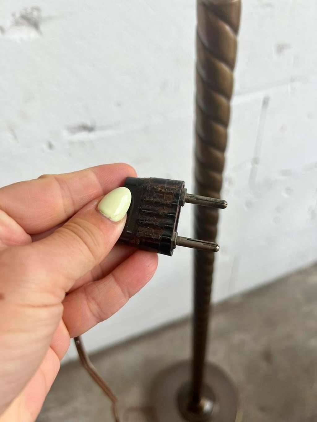 Lampadaire vintage art déco