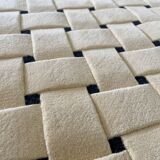 "Opal Variation" Hand Tufted Rug by Tisca France 1990s