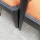 Chaises design graphique brutaliste 1970
