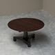 Empire dining table in rosewood veneer, 19th century.