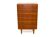 "Tallboy" chest of drawers in walnut, Sweden, 1960