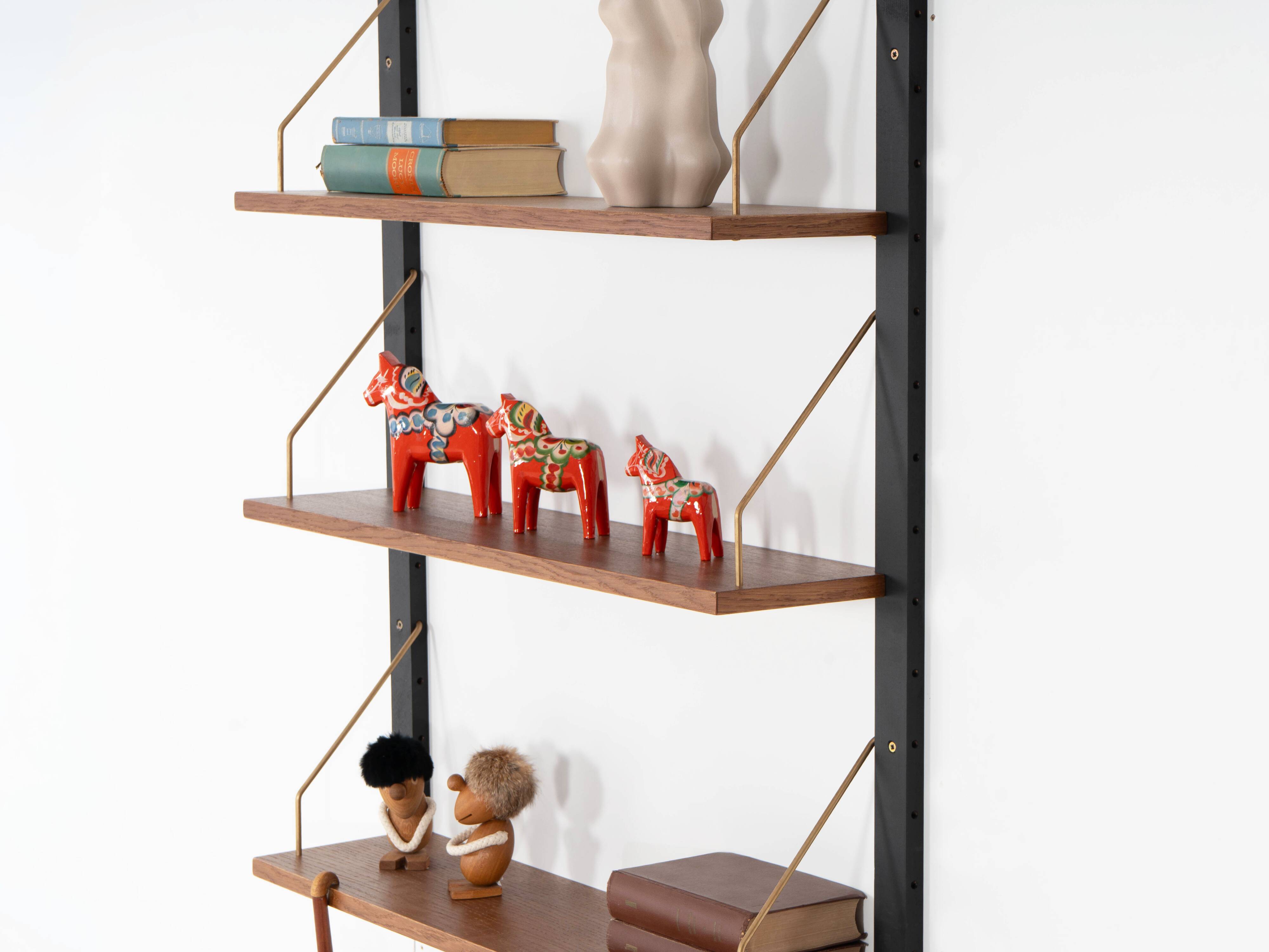 Oak modular shelving unit, Danish design, 1960s, made in Denmark