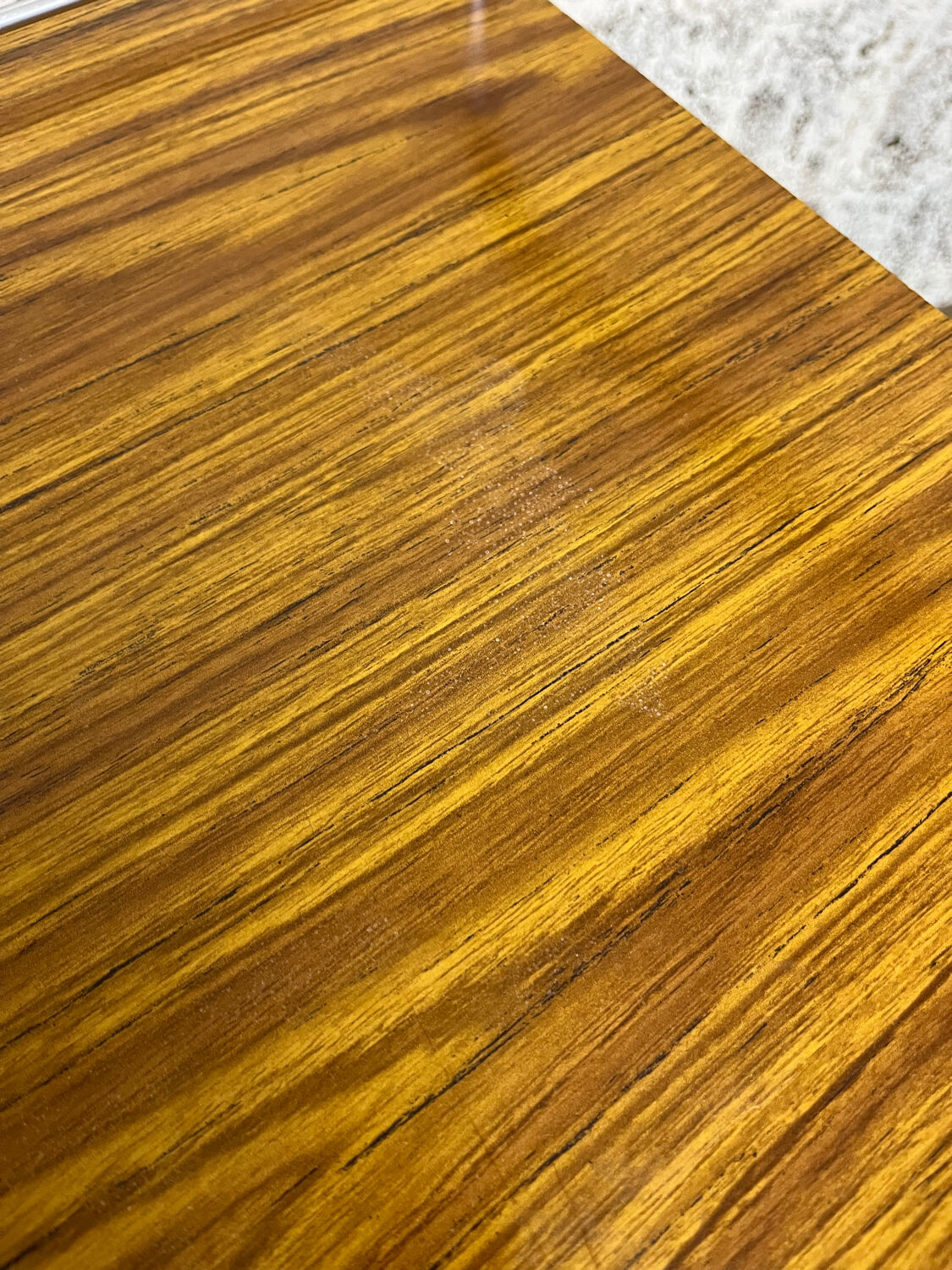 Désserte bar à roulettes vintage formica