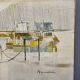Oil On Board "Folkestone Harbour", Signed , Retailed Liberty & Co