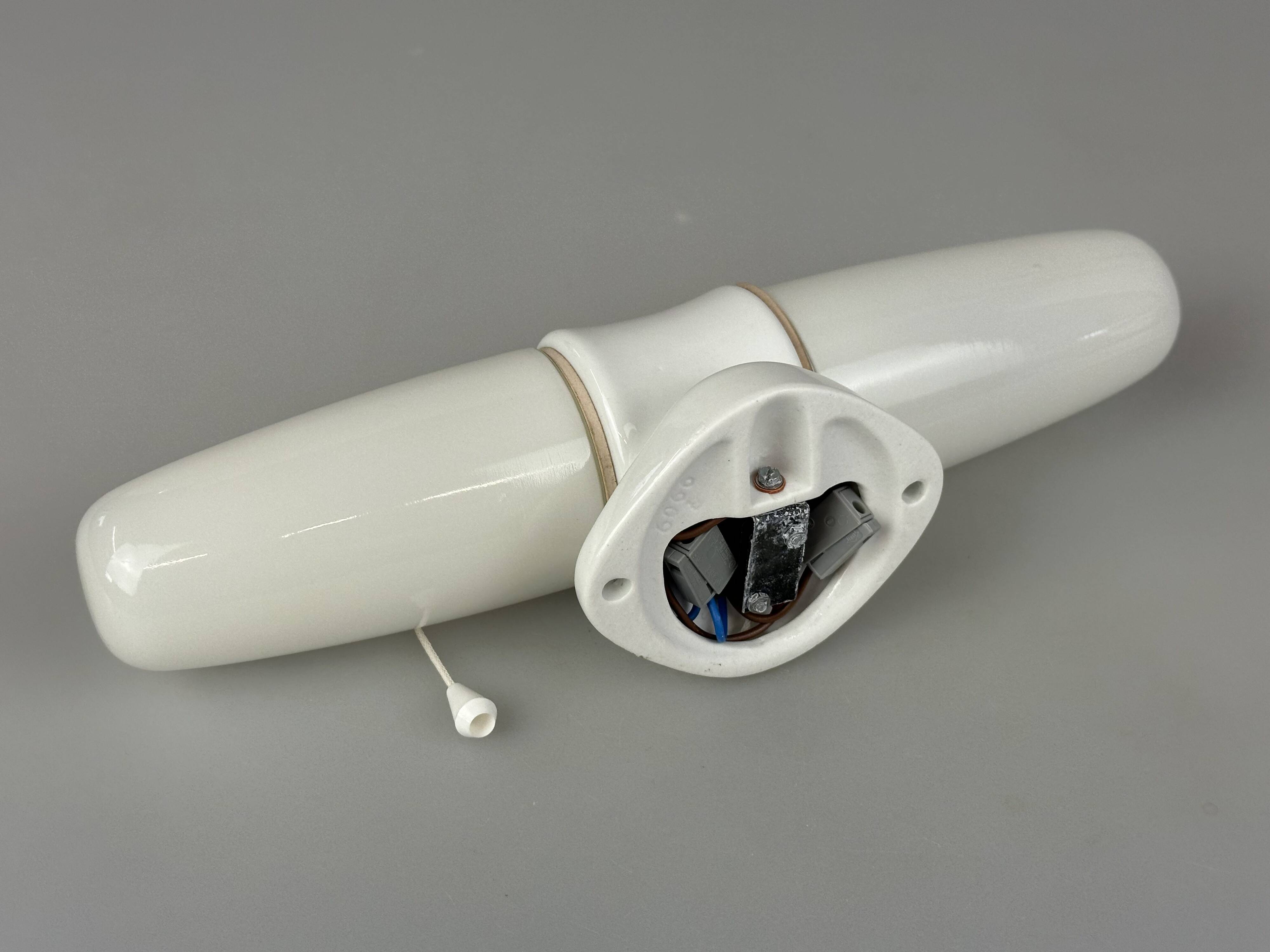 1950s and 1960s Ceramic Wall Lamp and Ceiling Light by Wilhelm Wagenfeld