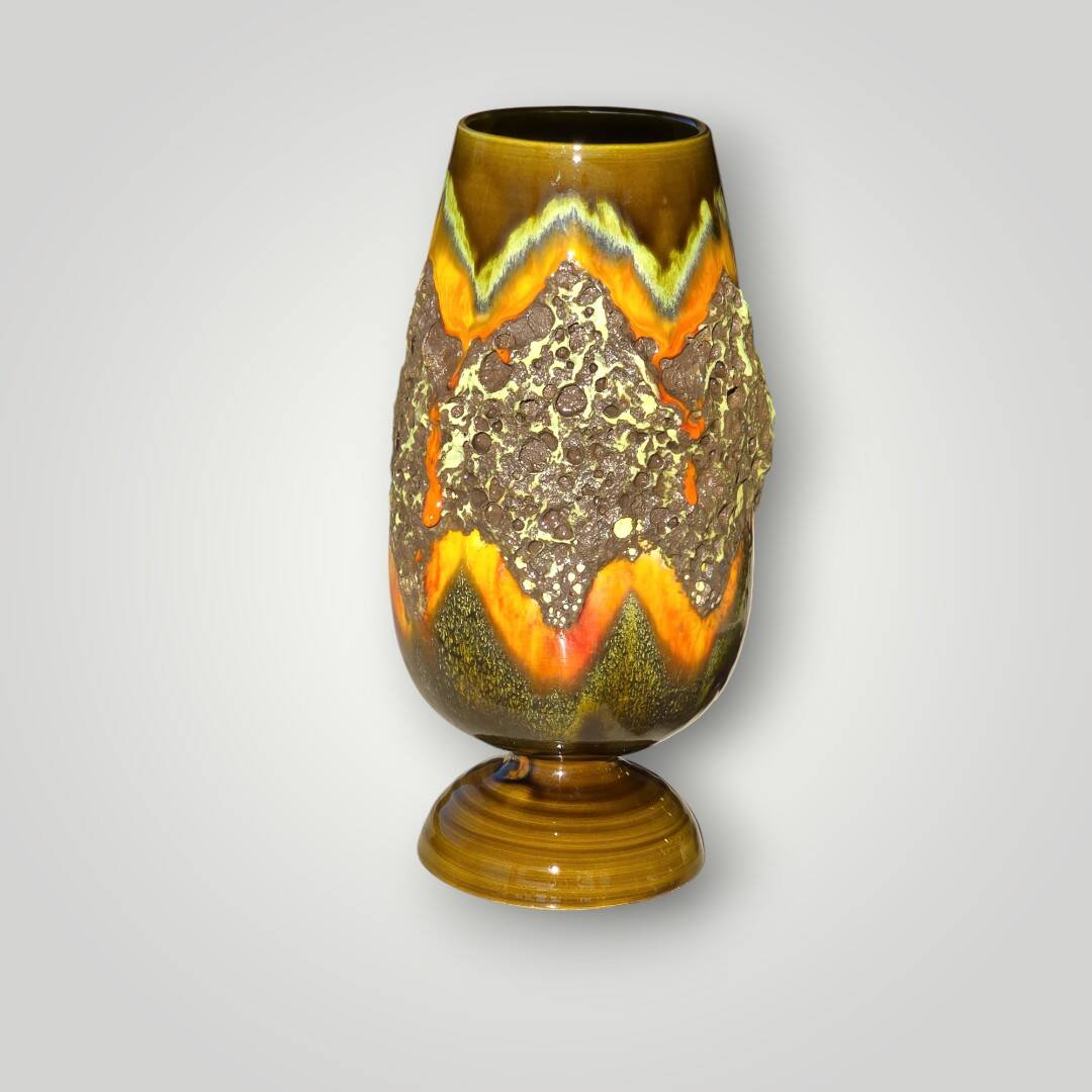 Fat Lava Vase Vallauris 1950