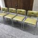Série de 4 chaises vintages en Skaï