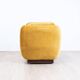 Space Age, lounge chair, 1970s, golden yellow.