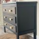 Ebony chest of drawers