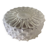 frosted glass ceiling light from the 40s and 50s