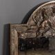 Antique 19thc cast bronze mirror, royal insurance company c.1880
