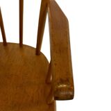 Vintage children's chair children's room slatted chair design 50's