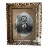 Ancienne photo portrait encadrée