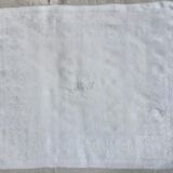 9 serviettes de table damassées 19ème monogrammées "MS"