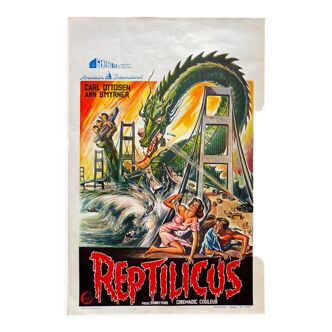 Original cinema poster "Reptilicus" 36x54cm 1961