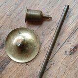Bougeoir en laiton, forme droite