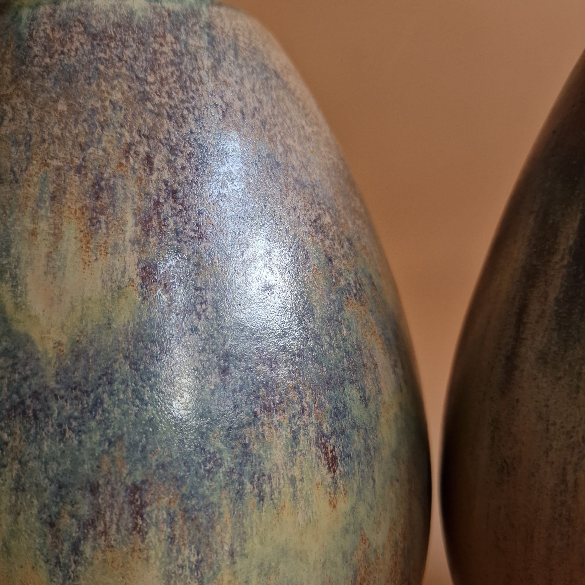 Denbac - Two vases - France - 1920-1949 - Art Deco style ceramics