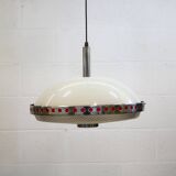 Space age plastic UFO ceiling lamp *** Massive *** Belgian design