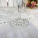 6 verres à eau cristal ciselé français