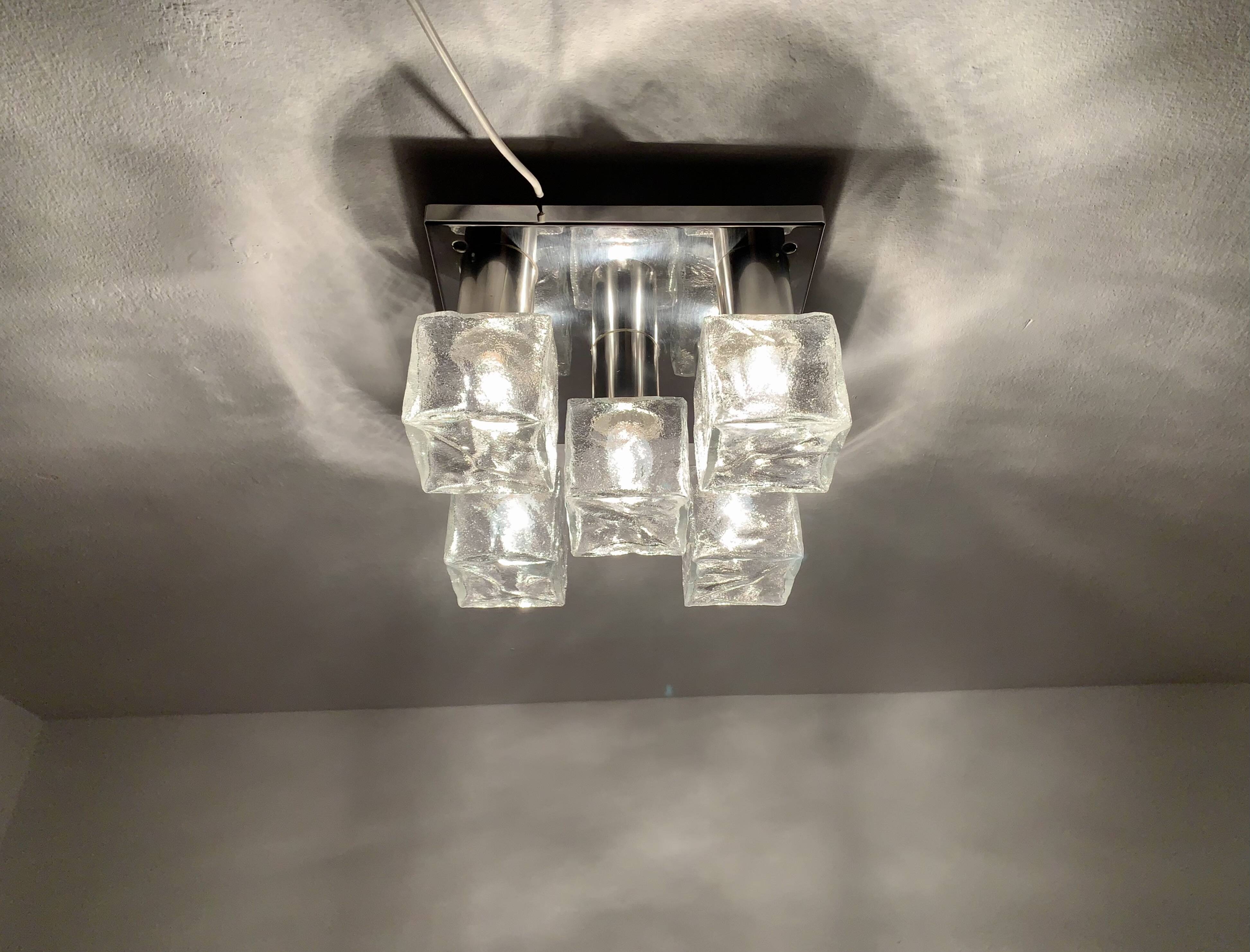 Ice Cube Flush Light by J.T. Kalmar