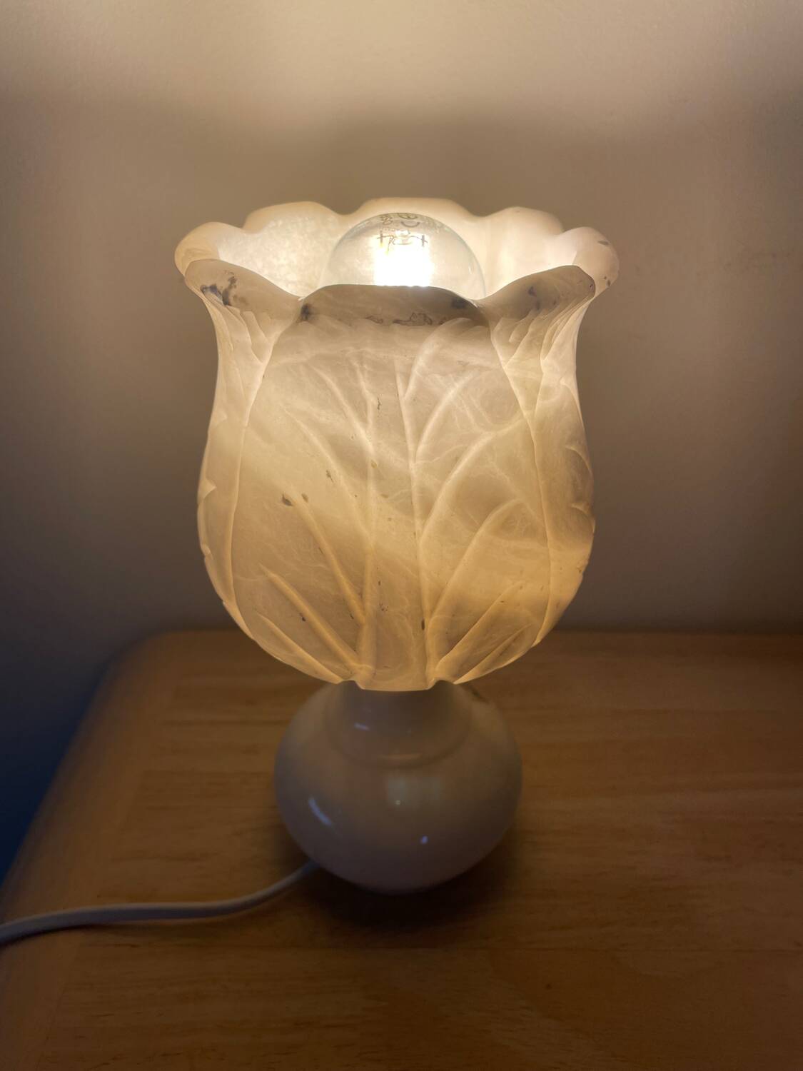 Alabaster table lamp